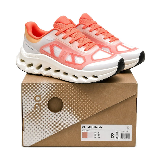 O.N Cloudtilt Corail/Blanc